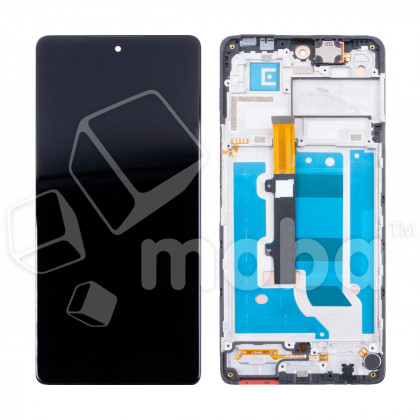 Дисплей для Tecno Camon 30 4G (CL6) модуль с рамкой Черный - OR