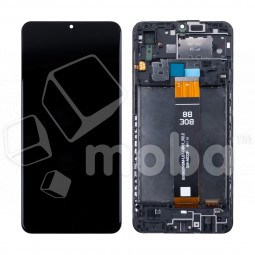 Дисплей для Samsung Galaxy A02 (A022G) модуль c рамкой Черный - OR Ref. (SP)