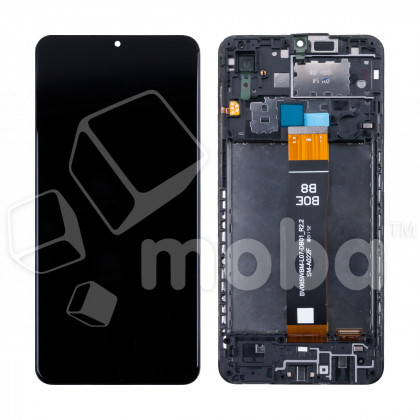Дисплей для Samsung Galaxy A02 (A022G) модуль c рамкой Черный - OR Ref. (SP)