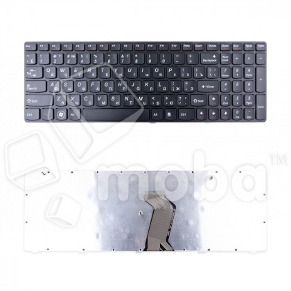 Клавиатура для ноутбука Lenovo IdeaPad G580/G585/Z580/Z580A/Z585/Z780 (с рамкой) Черный