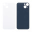 Задняя крышка для iPhone 13 (A2635) Белый (стекло, широкий вырез под камеру, логотип)