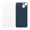 Задняя крышка для iPhone 13 (A2635) Белый (стекло, широкий вырез под камеру, логотип)