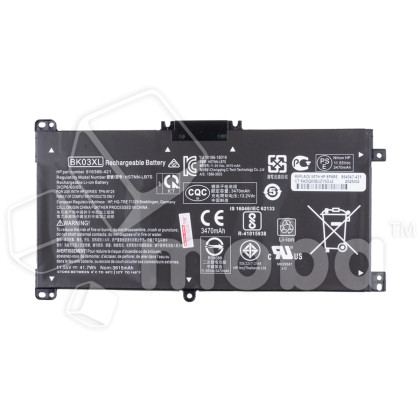 Аккумуляторная батарея для ноутбука HP Pavilion X360 14-BA (BK03XL) 3470 mAh