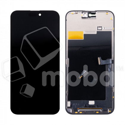 Дисплей для iPhone 15 Pro Max (A3106) в сборе с тачскрином Черный - (In-Cell) (площадка под IC)