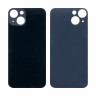 Задняя крышка для iPhone 13 (A2635) Черный (стекло, широкий вырез под камеру, логотип)