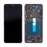 Дисплей для Samsung Galaxy S21 FE (G990B) модуль с рамкой Серый - (OLED) (Full Size)