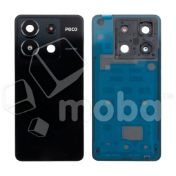 Задняя крышка для Xiaomi Poco X6 5G (23122PCD1G) Черный - Премиум
