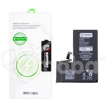 Аккумулятор для iPhone 15 Pro - Battery Collection с верификацией - усиленная 3400 mAh - (Коробка + скотч + отвертка)