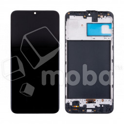 Дисплей для Samsung Galaxy M30s/M21 (M307F/M215F) модуль с рамкой Черный - (In-Cell)