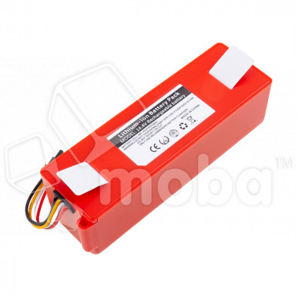 Аккумулятор для робота-пылесоса XJT-2P4S 4 pin разъем 14.4V 2.6A 6500 mAh