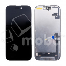 Дисплей для iPhone 16 (A3287) в сборе с тачскрином Черный - (Soft OLED) (площадка под IC)