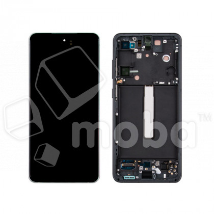 Дисплей для Samsung Galaxy S21 FE (G990B) модуль с рамкой Серый - OR (SP)