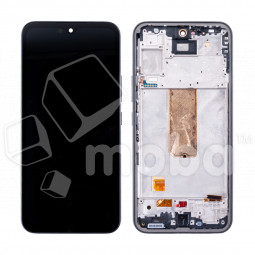 Дисплей для Samsung Galaxy A54 5G (A546E) модуль с рамкой Черный - (OLED) (Full Size)