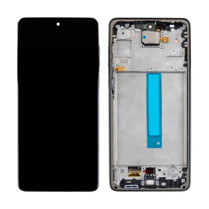 Дисплей для Samsung Galaxy A73 5G (A736B) модуль с рамкой Черный - Сервисный Оригинал