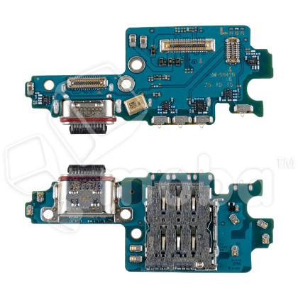 Шлейф для Samsung Galaxy S26 (S942B) плата на системный разъем/разъем SIM/микрофон - Премиум