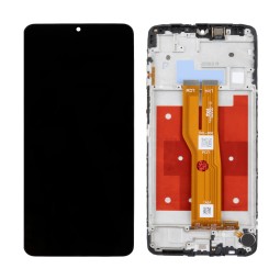 Дисплей для Samsung Galaxy A07 4G (A075F) модуль с рамкой Черный - OR (HD+, 300 Кд/м², 90 Гц)