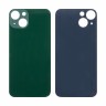 Задняя крышка для iPhone 13 (A2635) Зеленый (стекло, широкий вырез под камеру, логотип)