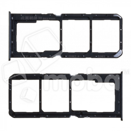 Держатель SIM для Realme C21Y/C25Y (RMX3263/RMX3269) Черный