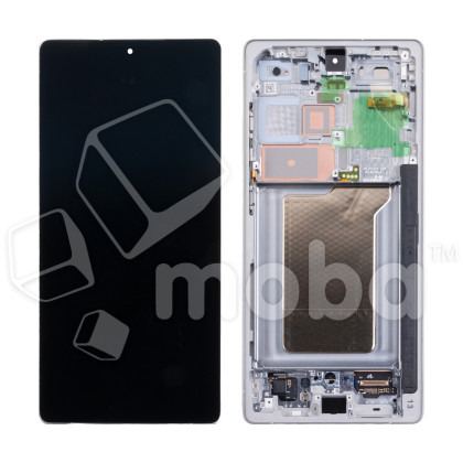 Дисплей для Samsung Galaxy S25 Ultra (S938B) модуль с рамкой Серебро - OR (SP)