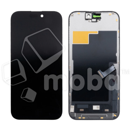 Дисплей для iPhone 15 Pro (A3102) в сборе с тачскрином Черный - (In-Cell) Стандарт