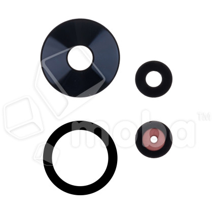 Стекло камеры для Huawei Nova 12s (FOA-LX9) (комплект 3 шт.) Черный