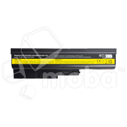 Аккумуляторная батарея для ноутбука Lenovo/IBM ThinkPad R60, R61, T60 (42T5233) 5200 mAh