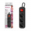 Удлинитель Defender G318 (3 розетки, 1.8 м) Черный