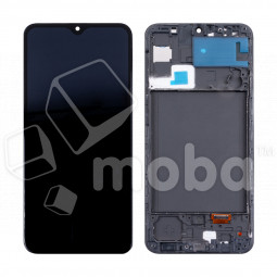 Дисплей для Samsung Galaxy A30s (A307F) модуль с рамкой Черный - (In-Cell)
