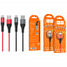Кабель USB - Type-C Hoco X38 (3А, оплетка нейлон) Черный