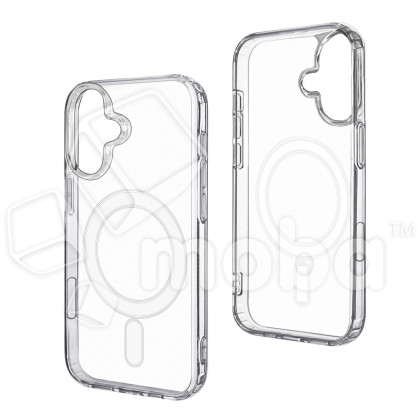 Чехол-накладка для iPhone 16 Plus (Magsafe, прозрачный)