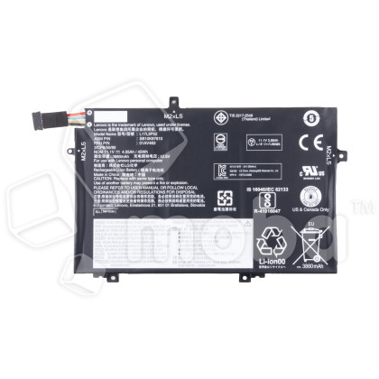 Аккумуляторная батарея для ноутбука Lenovo ThinkPad L480, L580, L490, L590, L14 (L17L3P52) 4050 mAh