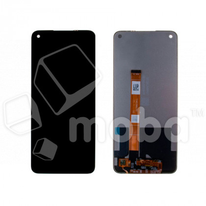 Дисплей для Realme 6s (RMX2002) в сборе с тачскрином Черный - Оптима