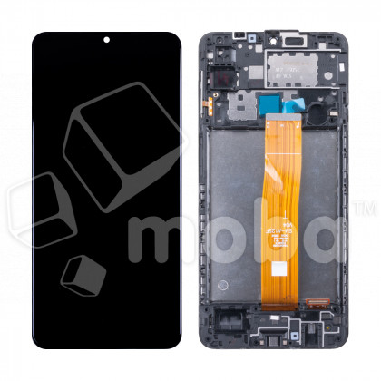 Дисплей для Samsung Galaxy A12 (A125F) модуль c рамкой Черный - OR Ref. (SP)