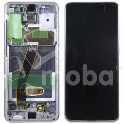 Дисплей для Samsung Galaxy S20 (G980F) модуль с рамкой Серый - OR (SP)