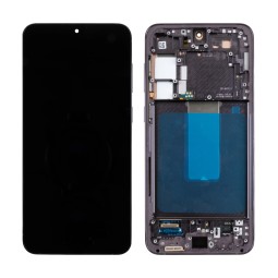 Дисплей для Samsung Galaxy S23+ (S916B) модуль с рамкой Черный - Сервисный Оригинал