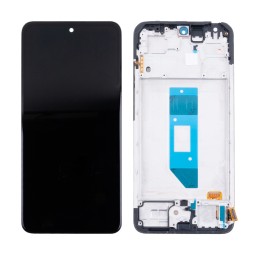 Дисплей для Xiaomi Redmi Note 14 4G (EU version) (24117RN76E) модуль с рамкой Черный - OR (SP)