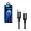 Кабель Type-C - Lightning Hoco X14 (3A, 20W, PD, оплетка нейлон, 2 м) Черный