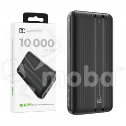 Внешний Аккумулятор (Power Bank) BC 10PB9 10000 mAh (20W, QC3.0, PD, 2USB, MicroUSB, Type-C, LED индикатор) Черный