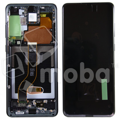 Дисплей для Samsung Galaxy S20+ (G985F) модуль с рамкой Черный - OR (SP)