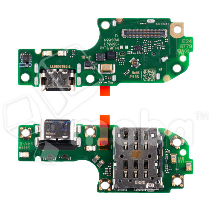 Шлейф для Huawei Nova 13i (CTR-L91) плата на системный разъем/микрофон - Премиум