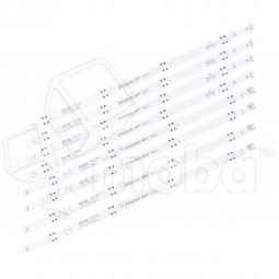 Светодиодная подсветка для телевизоров LG 49" 49UJ630V/49SJ810V/49UJ634V/49UJ651V (комплект 8 шт.)