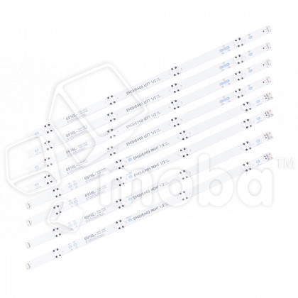 Светодиодная подсветка для телевизоров LG 49" 49UJ630V/49SJ810V/49UJ634V/49UJ651V (комплект 8 шт.)