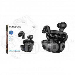 Беспроводные наушники Bluetooth Borofone FQ4 (TWS, вакуумные, активное шумоподавление) Черный