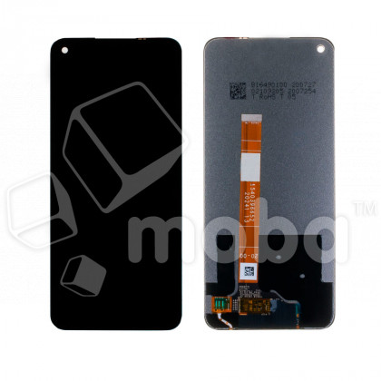 Дисплей для Realme 7 (RMX2155) в сборе с тачскрином Черный - Оптима