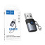 Адаптер USB - Type-C Hoco UA46B Серый