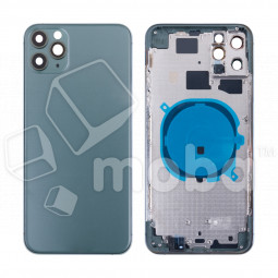 Корпус для iPhone 11 Pro Max (1 Sim) Темно-зеленый - Премиум