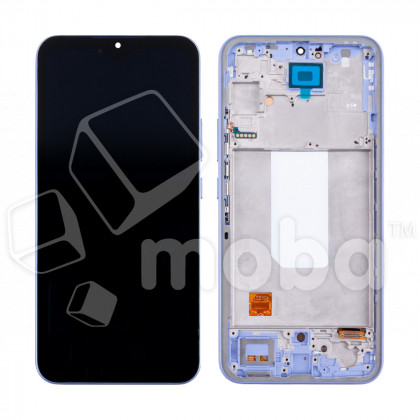 Дисплей для Samsung Galaxy A34 5G (A346B) модуль с рамкой Фиолетовый - (OLED) (Small Size)