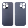 Задняя крышка для iPhone 13 Pro (A2640) Серый (стекло, широкий вырез под камеру, логотип)