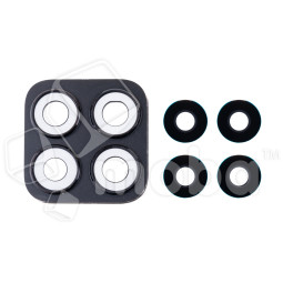 Стекло камеры для Huawei Honor X8b (LLY-LX1) в сборе с рамкой Черный