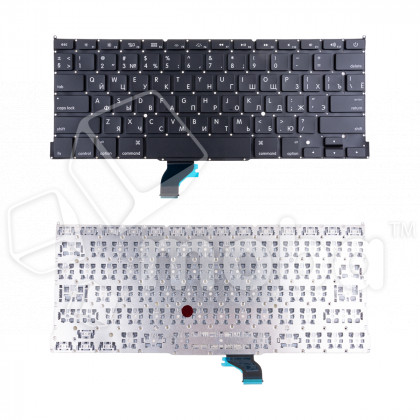 Клавиатура для ноутбука MacBook Pro 13" A1502 (2013-2015, прямой Enter RU) Черный